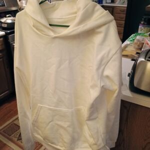Women's Cream Hoodie Sweater